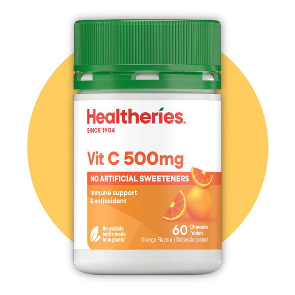 咀嚼營養片維他命C 500毫克 (60粒裝)