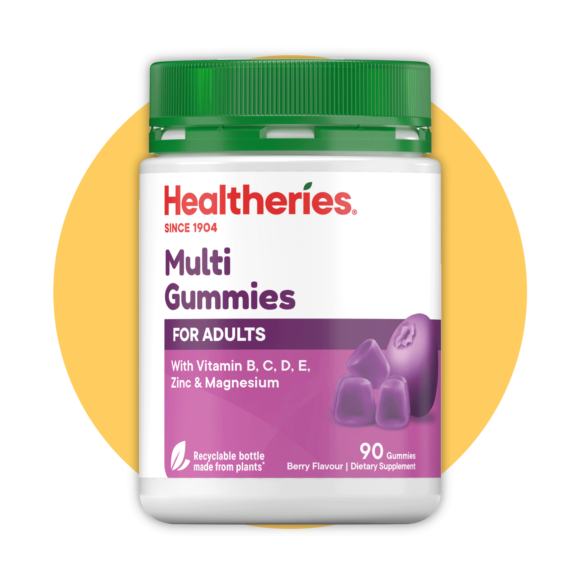 Adult Multi Gummies Berry 90s - Healtheries Hong Kong