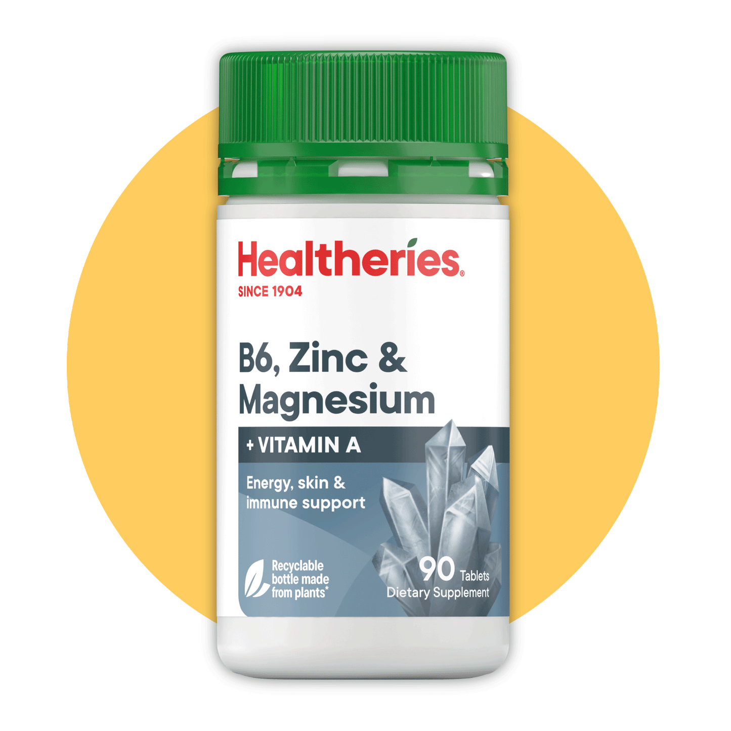 B6 Zinc & Magnesium with Vitamin A Tablets 90s - Healtheries Hong Kong