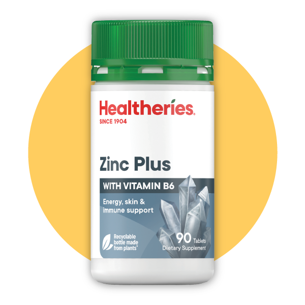 鋅，維他命B6 配方(90粒裝)