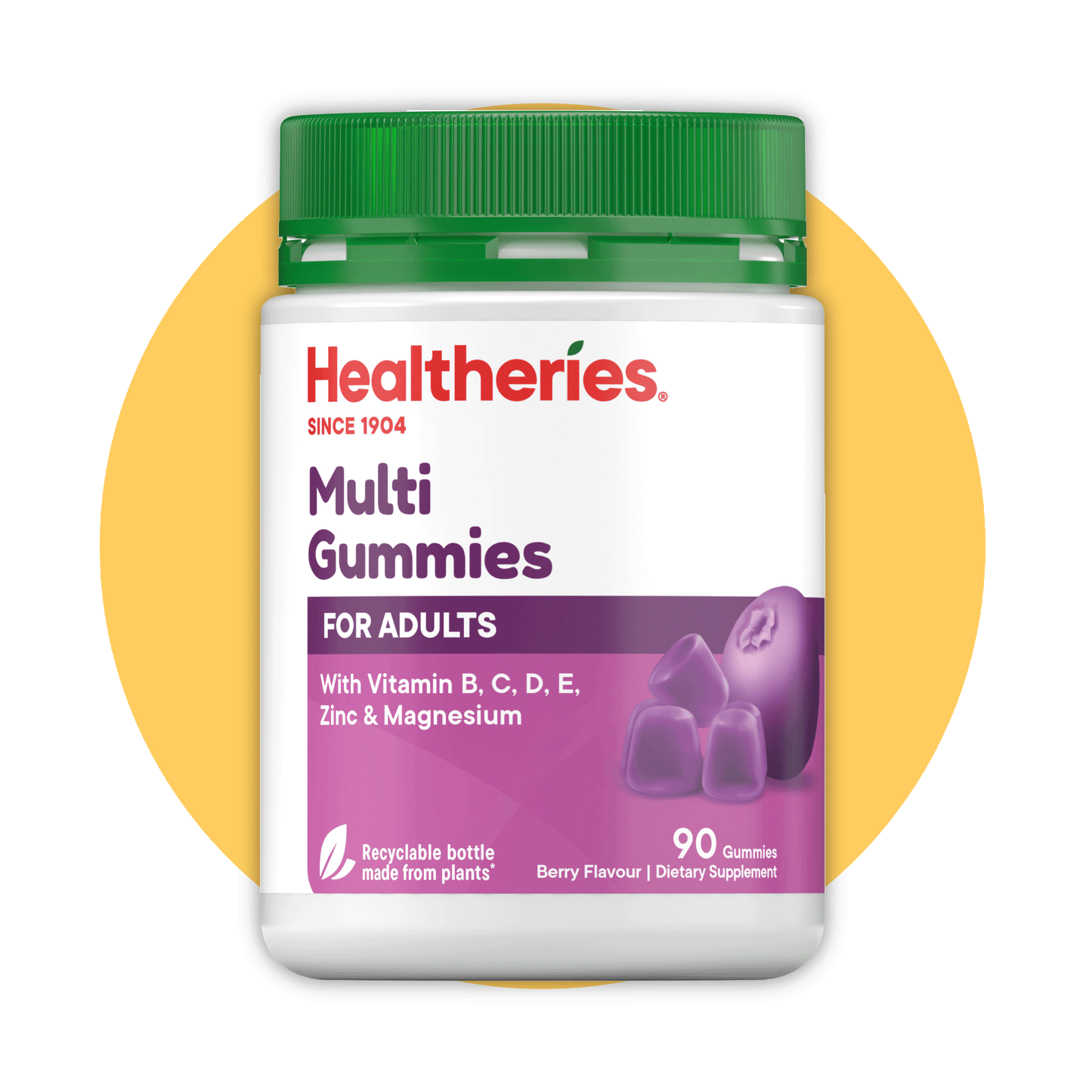 Adult Multi Gummies Berry 90s - Healtheries Hong Kong