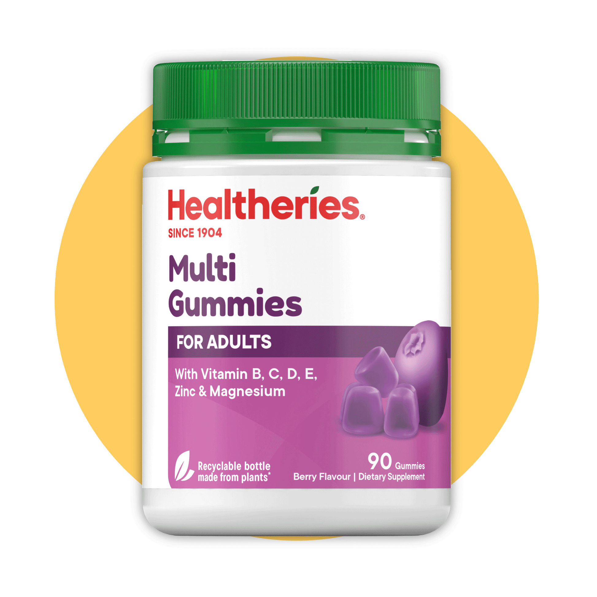 Adult Multi Gummies Berry 90s - Healtheries Hong Kong