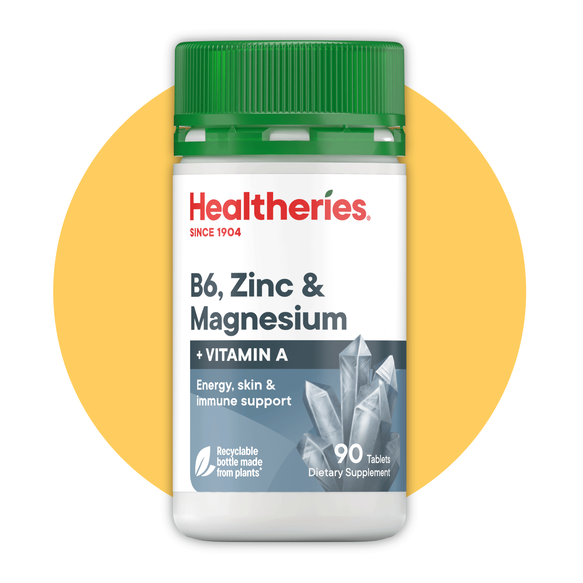B6 Zinc & Magnesium with Vitamin A Tablets 90s - Healtheries Hong Kong