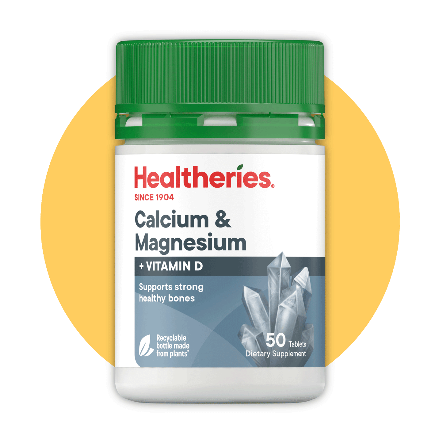 Calcium + Magnesium + Vit D Tablets 50s - Healtheries Hong Kong