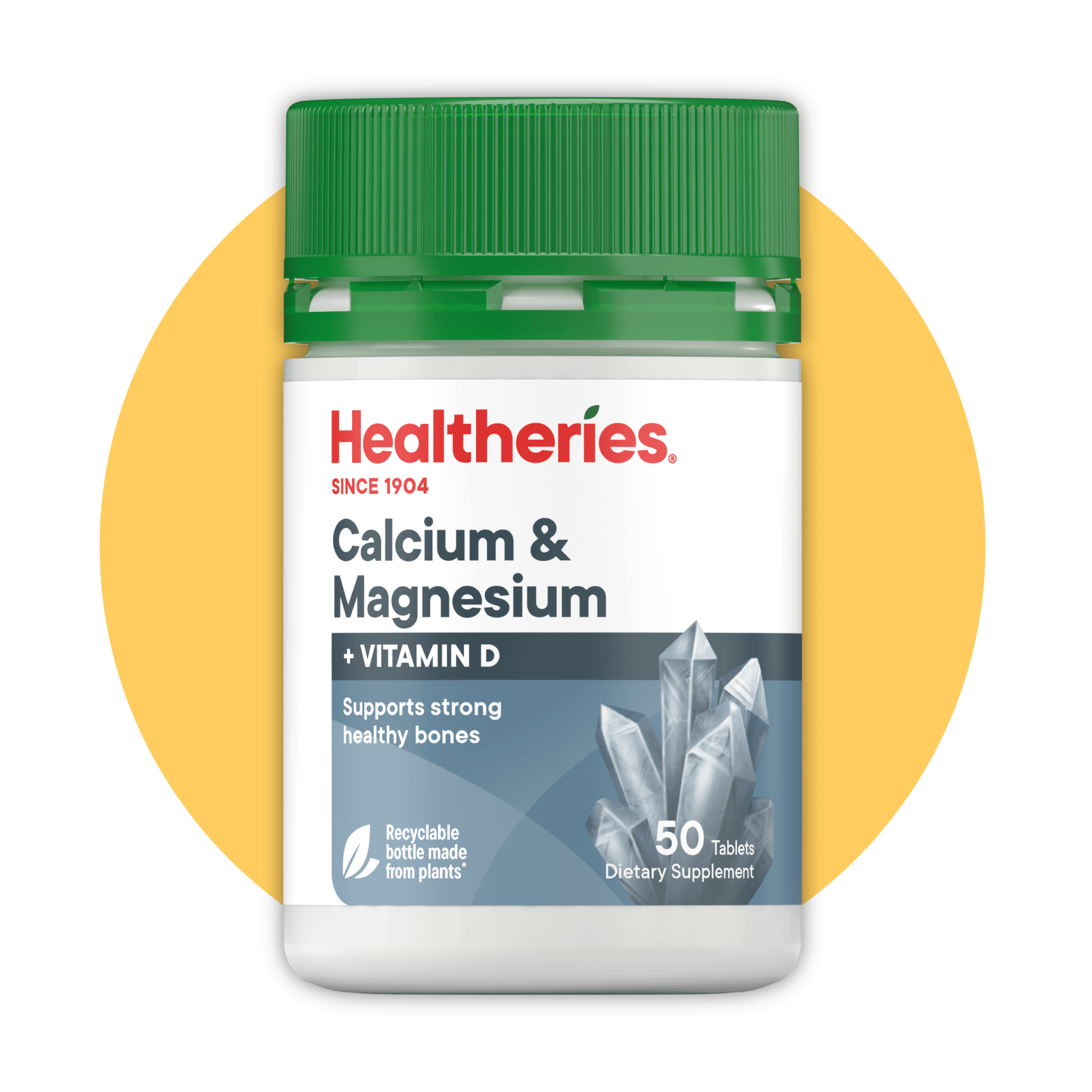 Calcium + Magnesium + Vit D Tablets 50s - Healtheries Hong Kong
