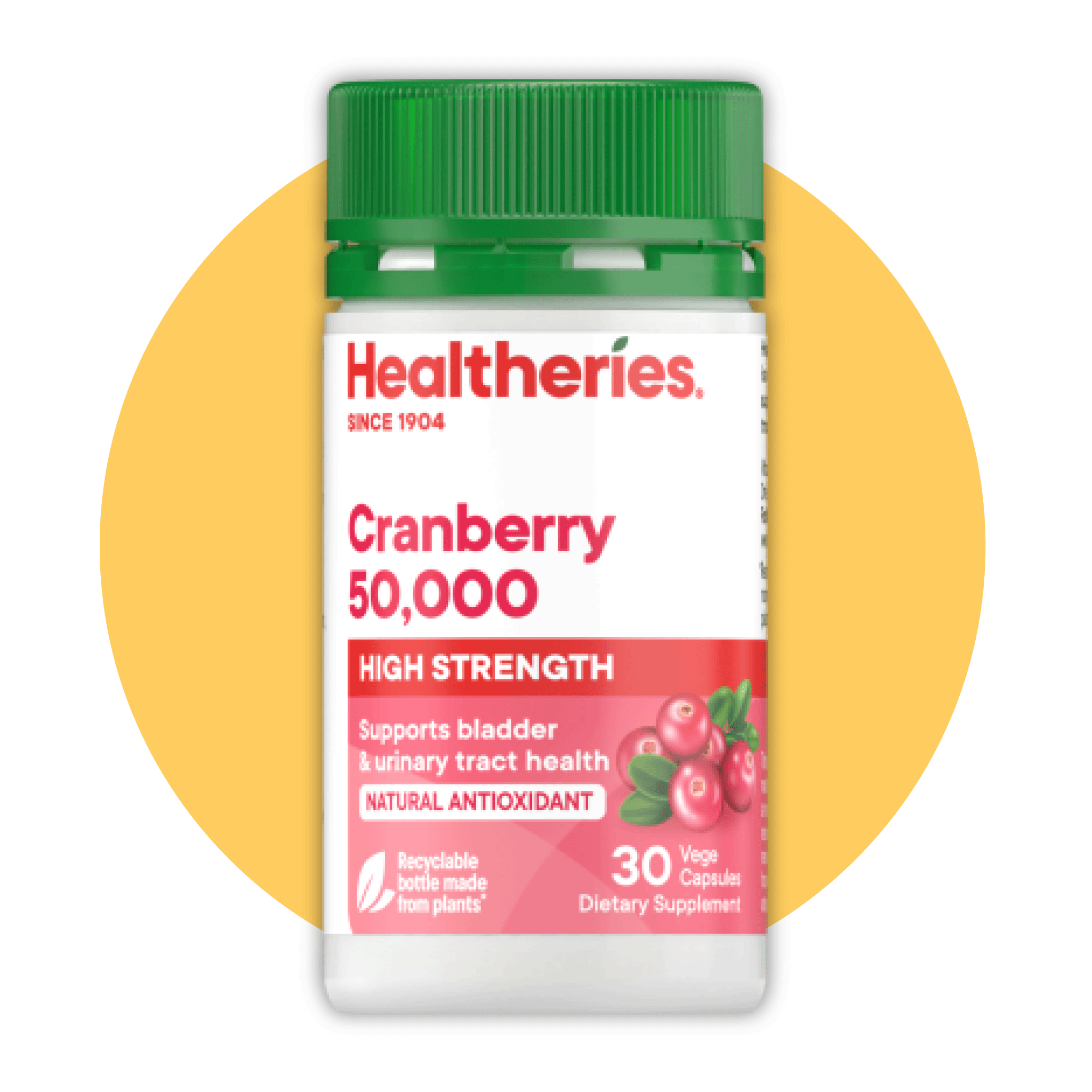 Cranberry 50,000 Capsules 30s - Healtheries Hong Kong