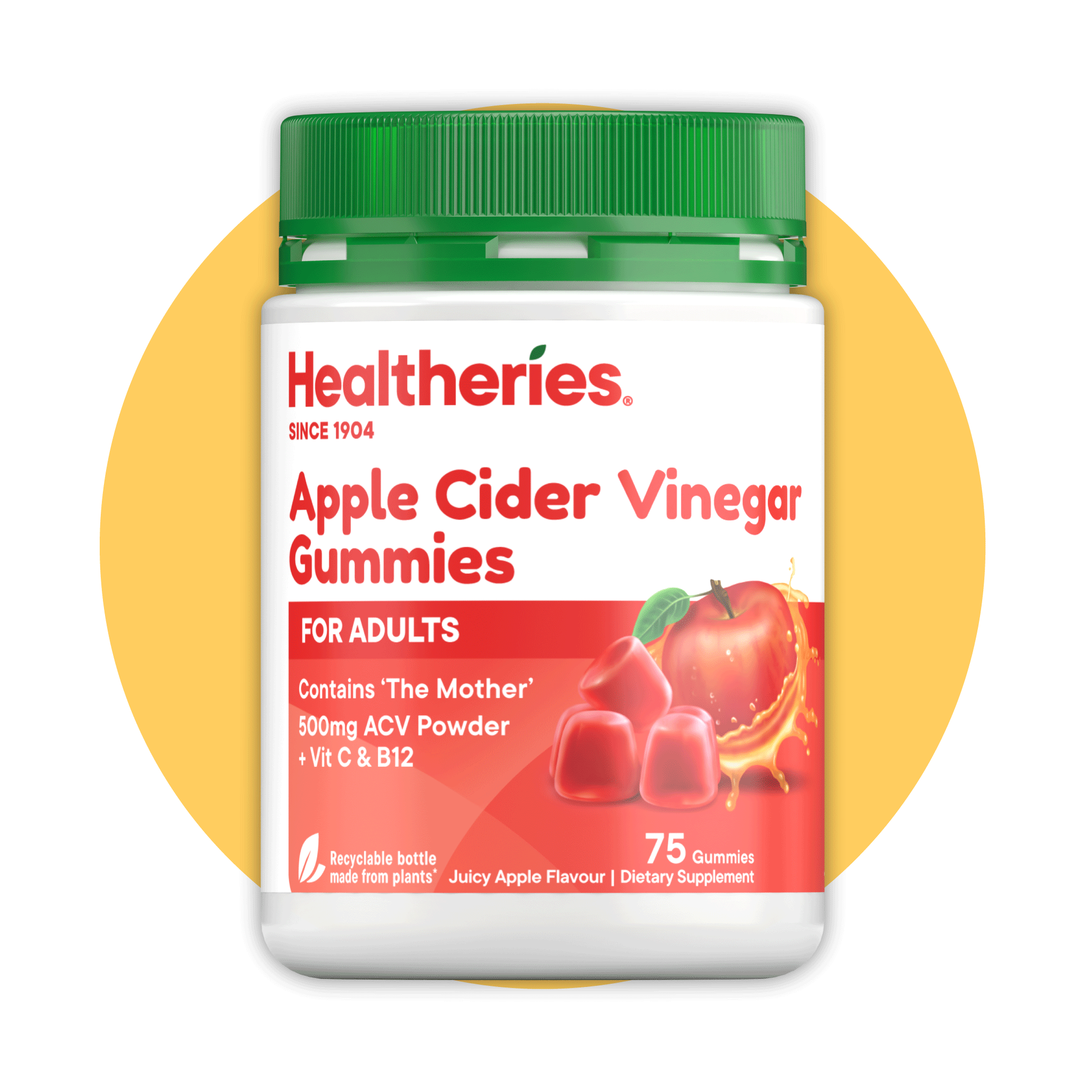 (HAStaff) Apple Cider Vinegar Gummies - Healtheries Hong Kong