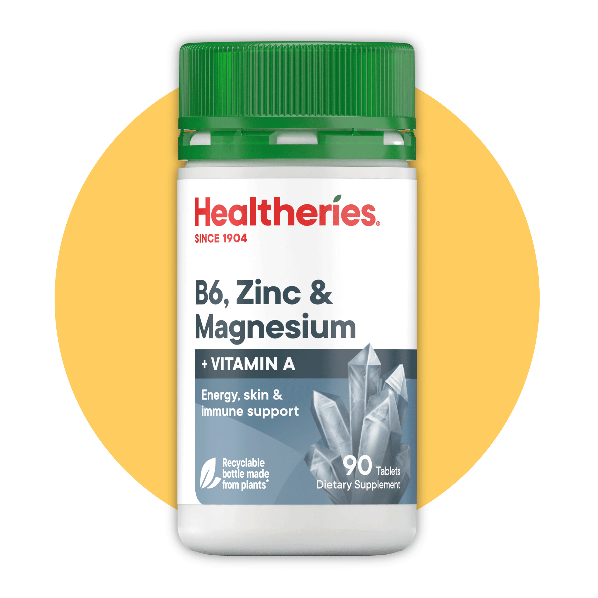 (HAStaff) B6 Zinc & Magnesium with Vitamin A Tablets 90s - Healtheries Hong Kong
