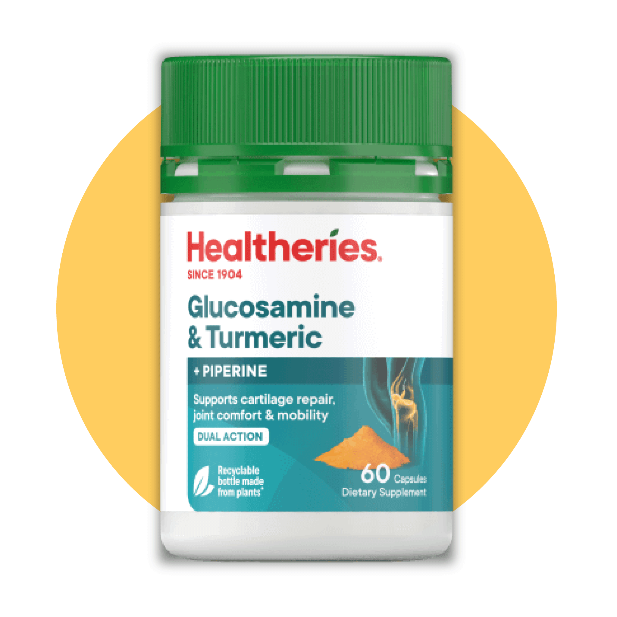 (HAStaff) Glucosamine + Turmeric 60s - Healtheries Hong Kong