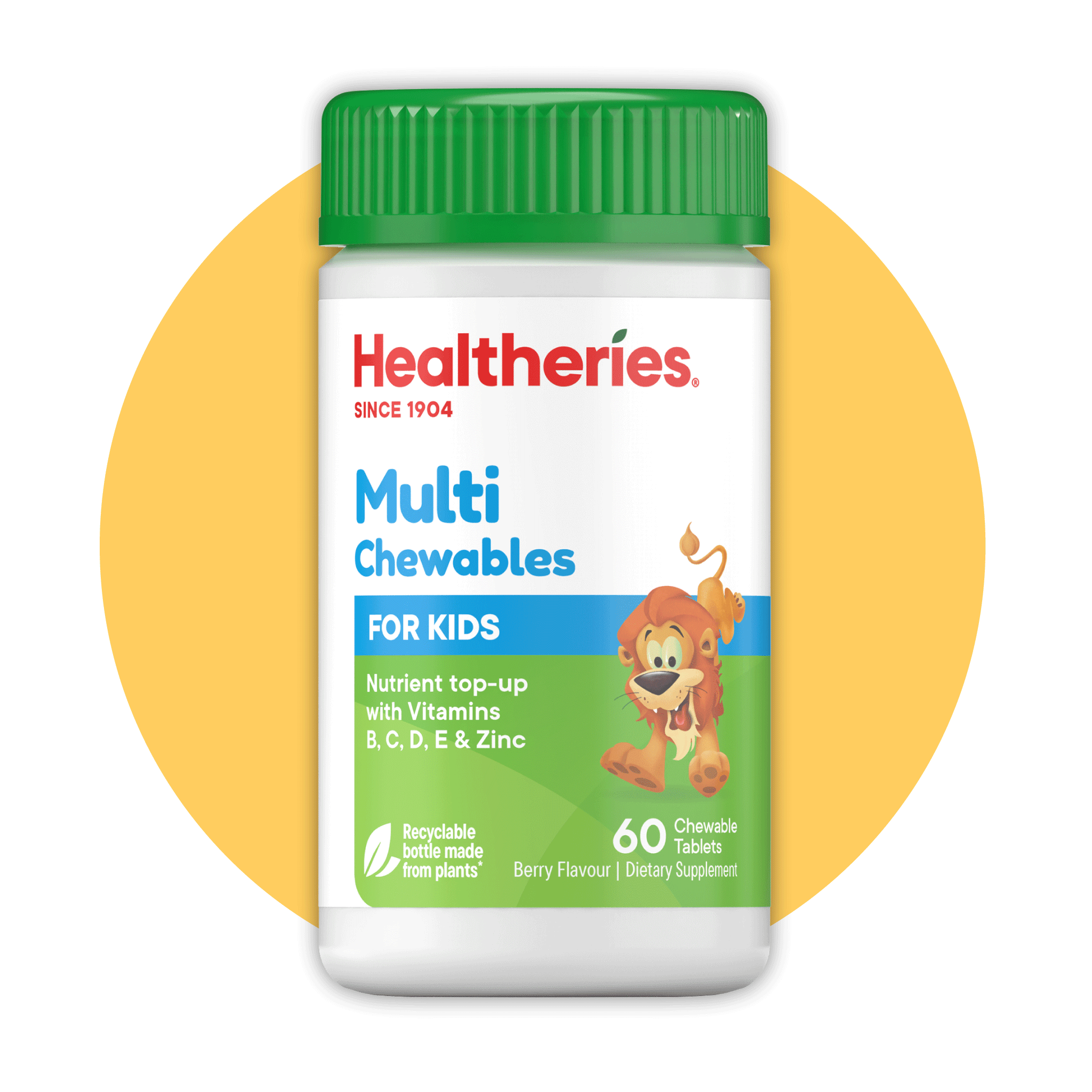 (HAStaff) KidsCare Multi Chewable Tablets 60s (Expiry: 19/04/2025) - Healtheries Hong Kong