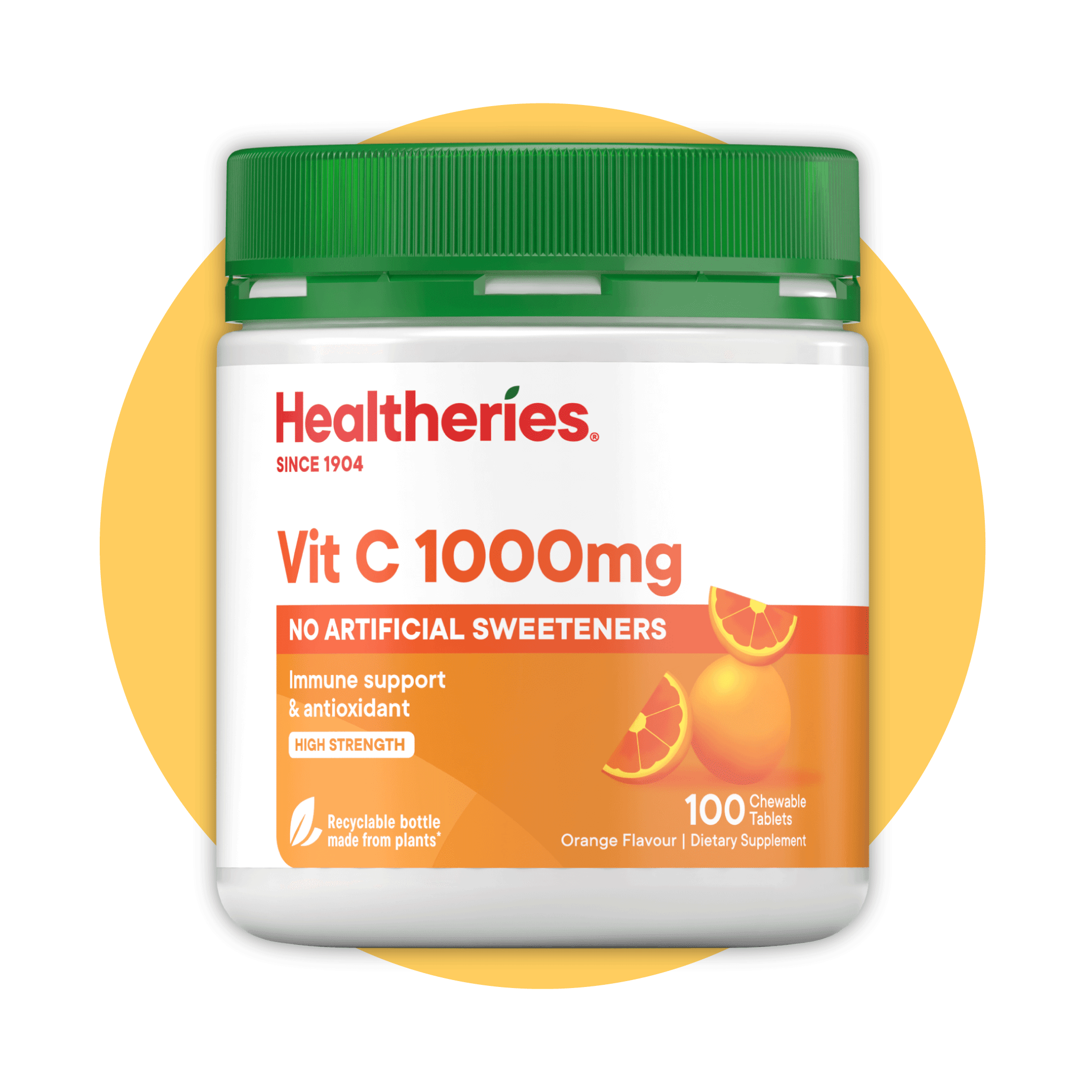 (HAStaff) Vit C 1000mg Chewable Tablets 100s (Expiry: 11/11/2024) - Healtheries Hong Kong