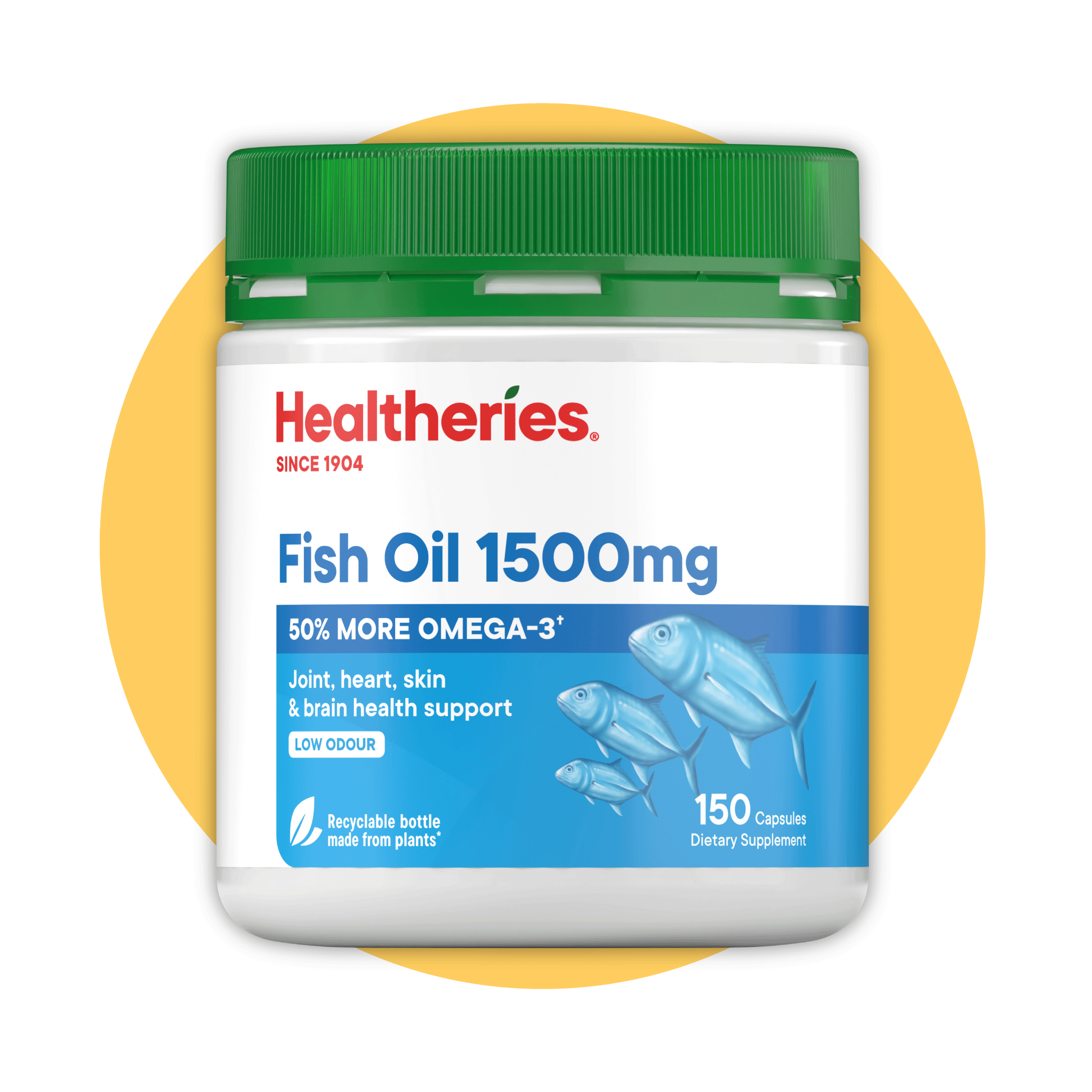 Healtheries Fish Oil 1500mg 150s - Healtheries Hong Kong