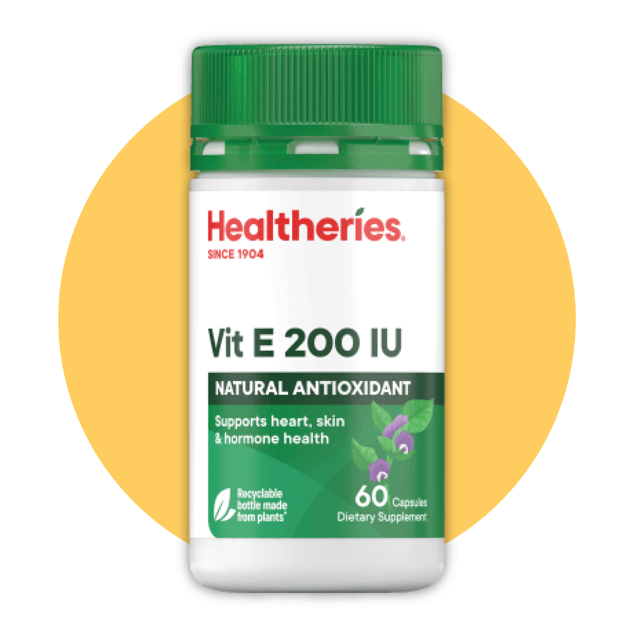 Vit E 200 IU Capsules 60s - Healtheries Hong Kong